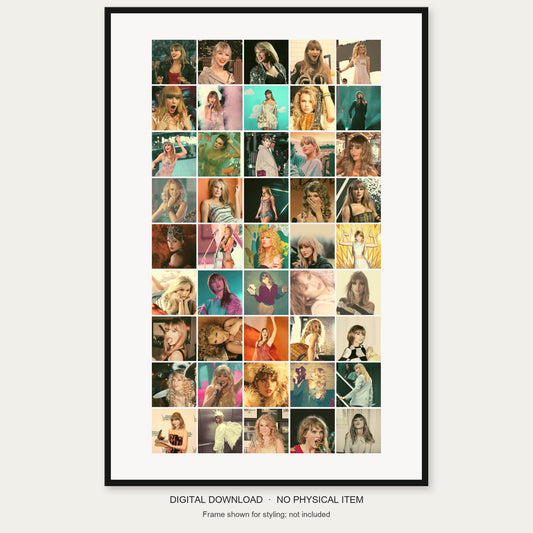 Taylor Swift Photo Collage — Digital Download